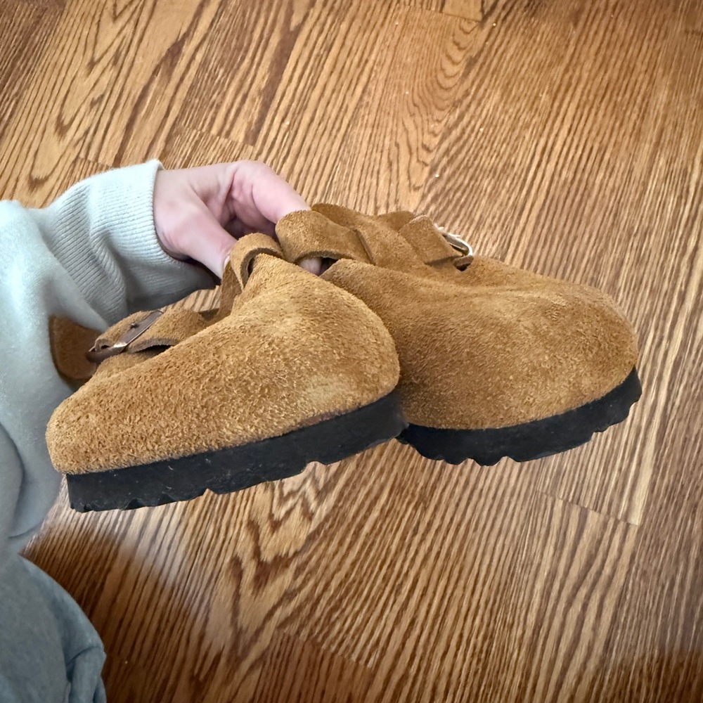 Birkenstock Boston Suede Clogs - Mink 37 - NWOB - Picture 5 of 6